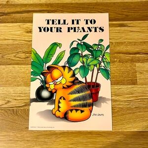 Vintage Garfield poster 1978